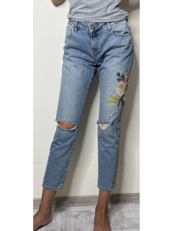 Blugi Zara EU 36 | Albastru, Lungi, Denim - Image 2