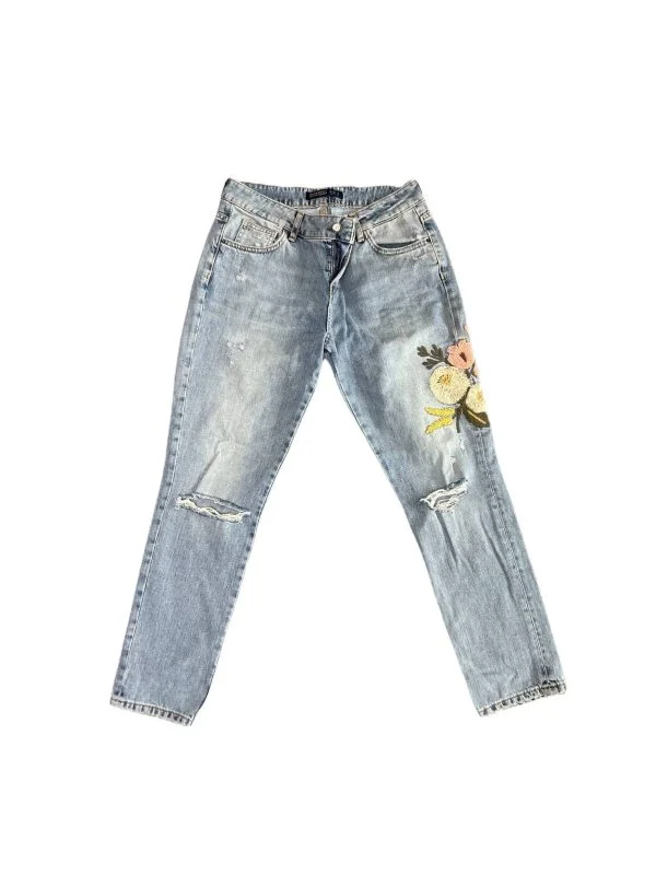 Blugi Zara EU 36 | Albastru, Lungi, Denim