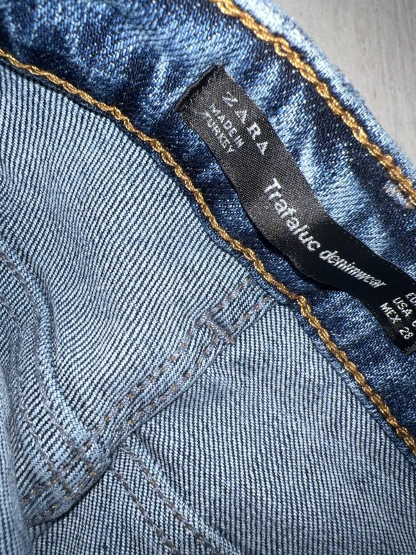 Blugi Zara EU 38 | Albastru, Lungi, Denim - Image 5
