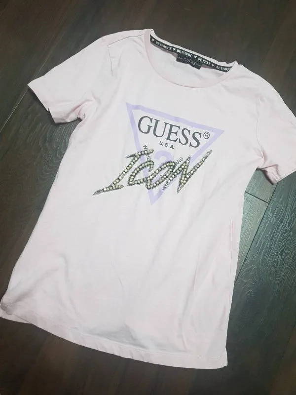 Bluză Guess XS | Roz, Normal, Bumbac - Image 5