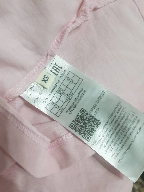 Bluză Guess XS | Roz, Normal, Bumbac - Image 8