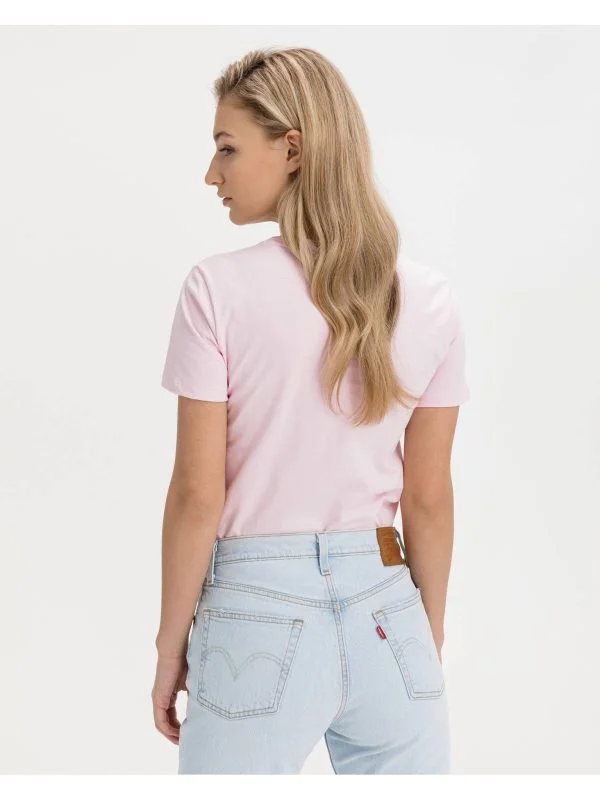Bluză Guess XS | Roz, Normal, Bumbac - Image 3