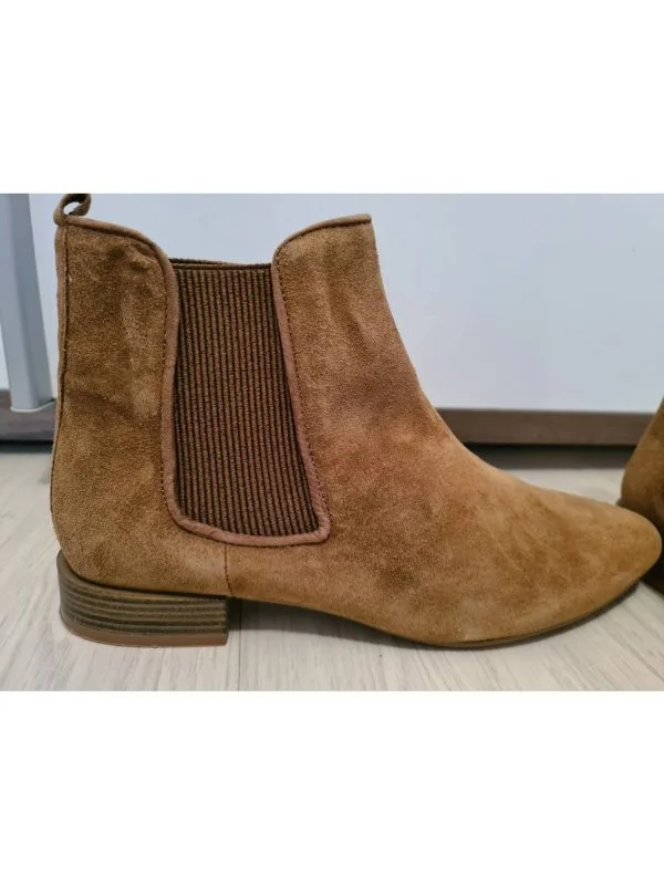 Ghete Zara EU 39 | Khaki, Piele naturală - Image 7