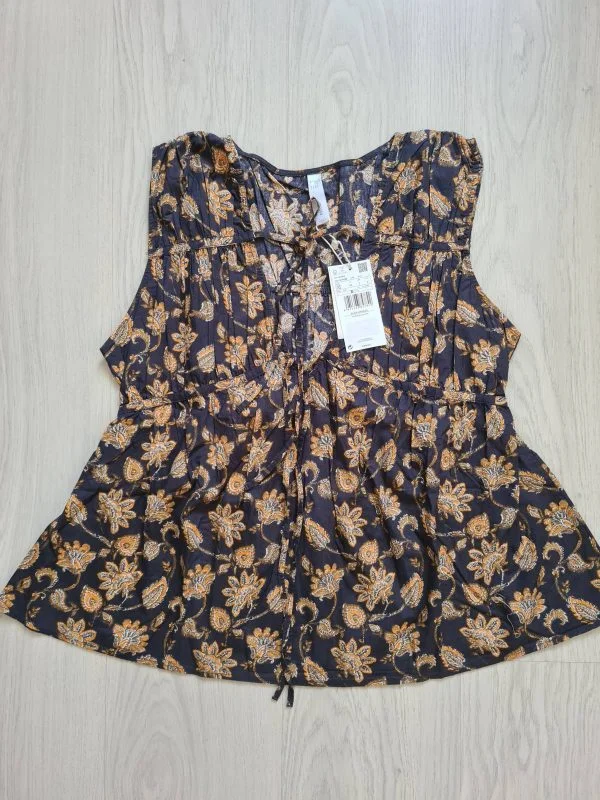 Top Mango XS | Albastru, Normal, Bumbac - Image 7