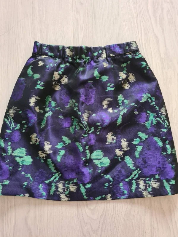 Fustă Zara XS | Albastru, Mini, Poliester - Image 2