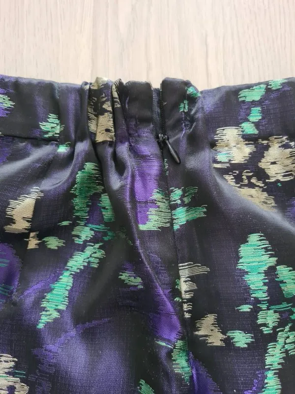 Fustă Zara XS | Albastru, Mini, Poliester - Image 4