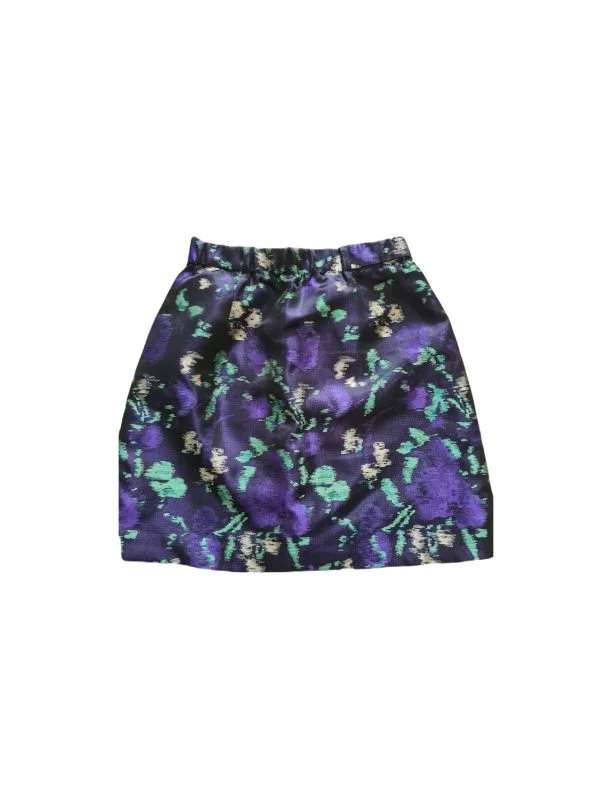 Fustă Zara XS | Albastru, Mini, Poliester