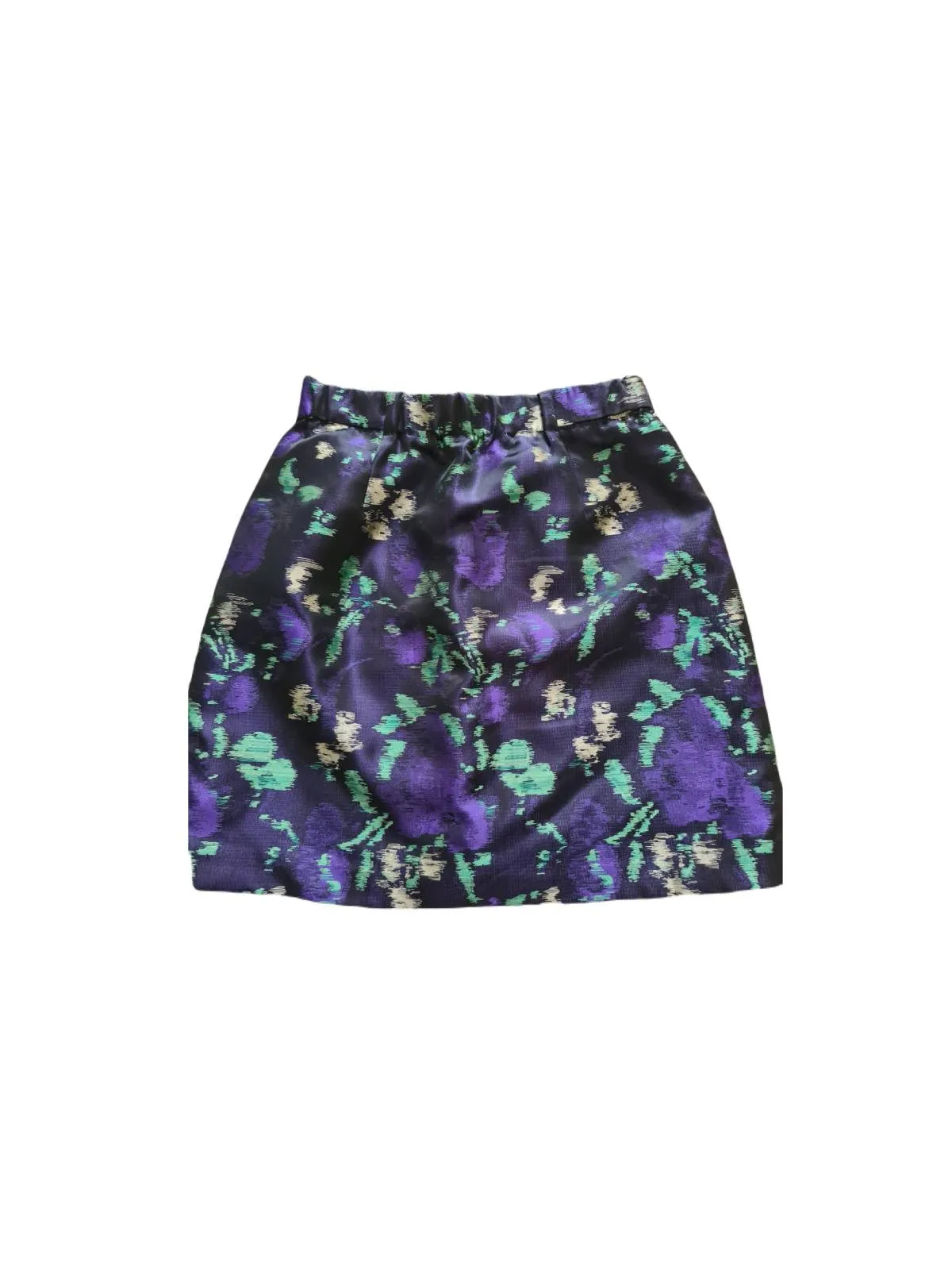 Fustă Zara XS | Albastru, Mini, Poliester