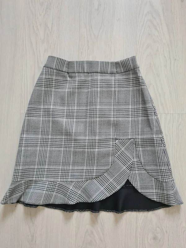 Fustă Zara XS | Gri, Mini, Poliester - Image 5