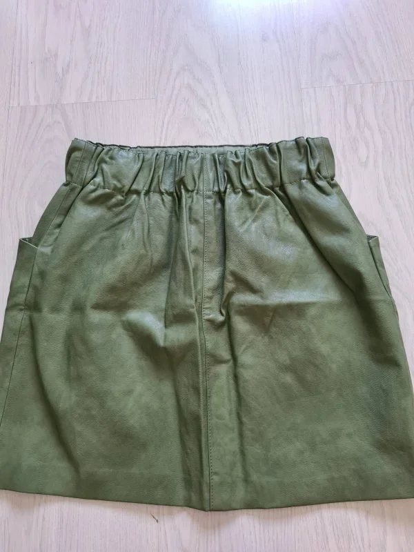 Fustă Zara XS | Khaki, Mini, Vâscoză - Image 8