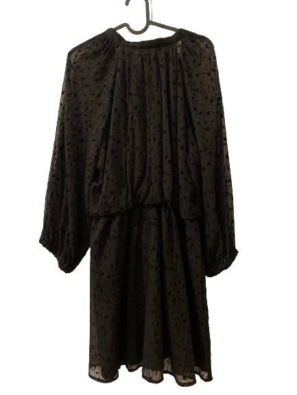 Rochie casual Zara M | Negru, Mini, Poliester - Image 6