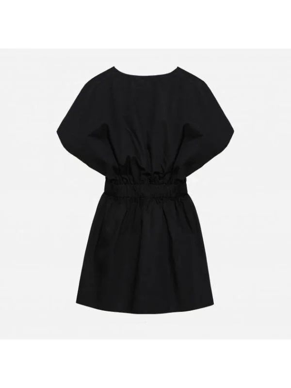 Rochie casual Zara L | Negru, Mini, Bumbac - Image 3