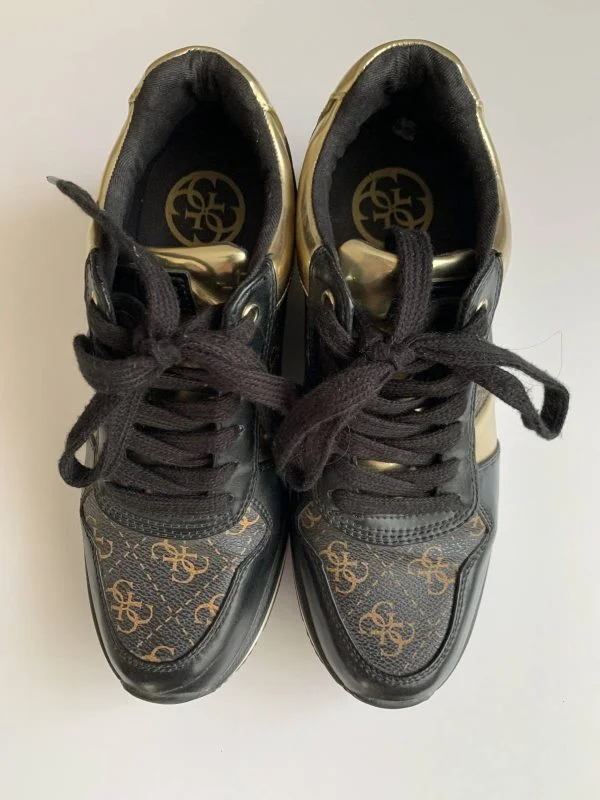 Sneakers Guess EU 37 | Negru, Piele ecologică - Image 4