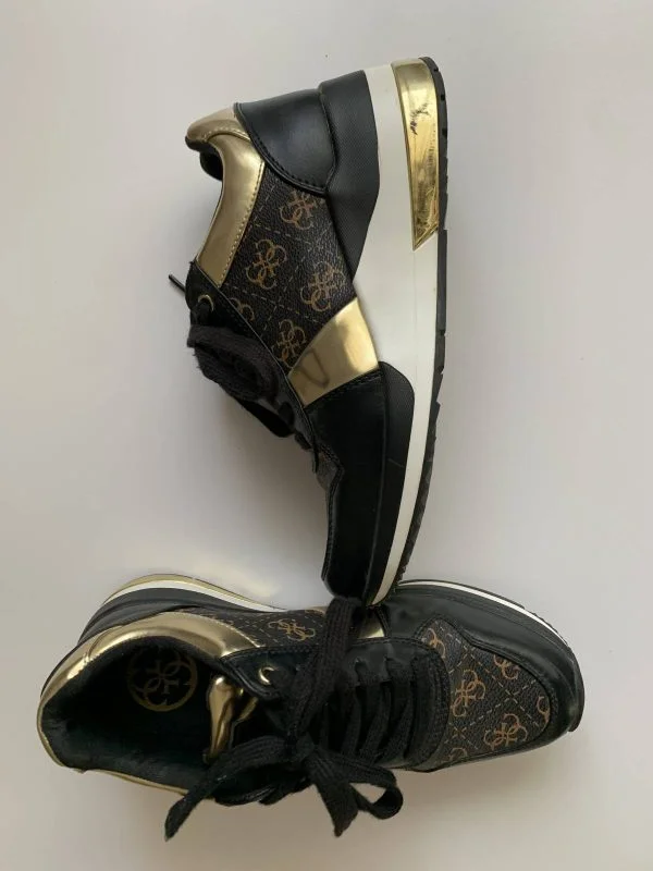 Sneakers Guess EU 37 | Negru, Piele ecologică - Image 2