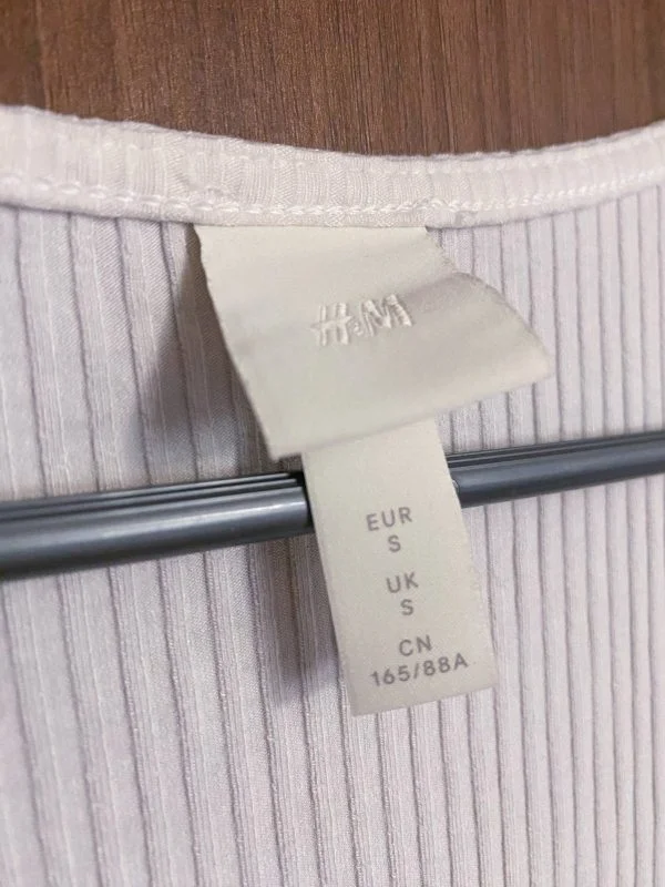 Bluză H&M S | Alb, Normal, Vâscoză - Image 5