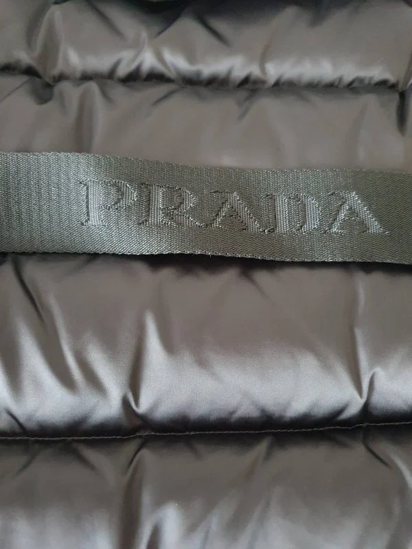 Geacă de iarnă Prada S | Gri, Cu glugă detașabilă - Image 6