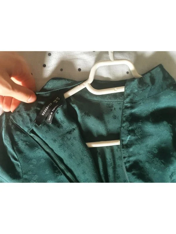 Bluză Reserved EU 34 | Verde, Normal, Vâscoză - Image 7