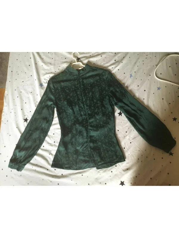 Bluză Reserved EU 34 | Verde, Normal, Vâscoză - Image 8
