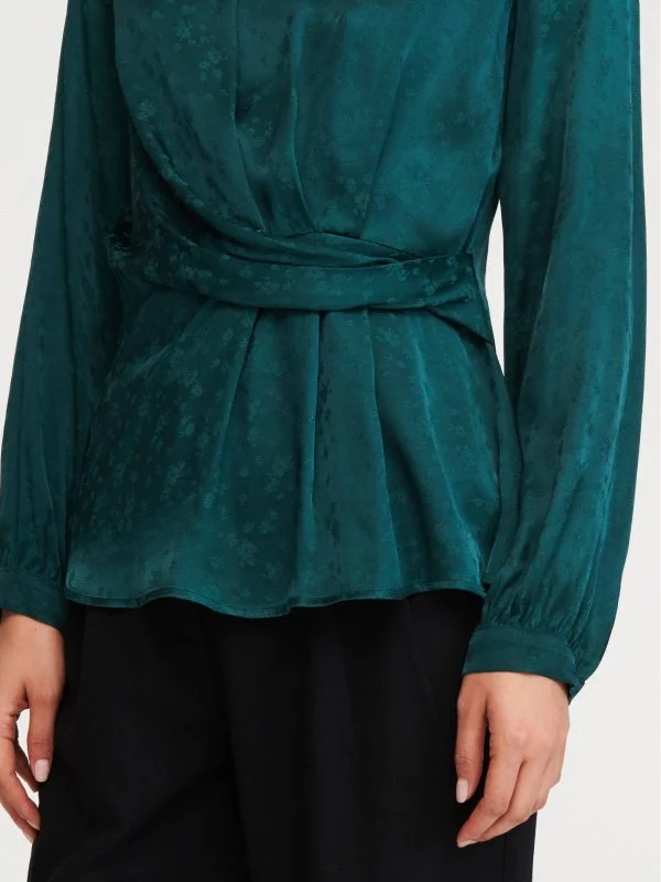 Bluză Reserved EU 34 | Verde, Normal, Vâscoză - Image 4