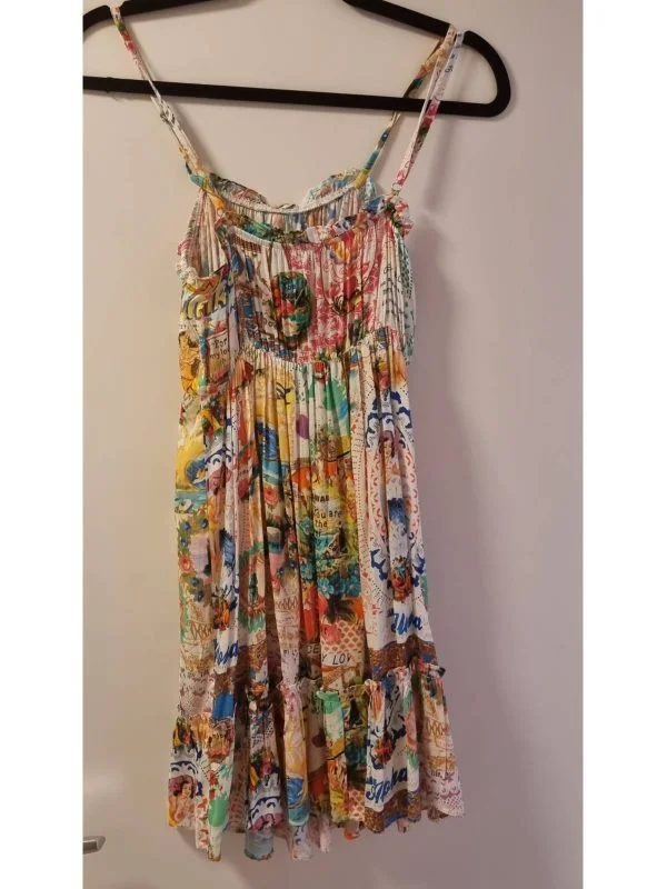 Rochie casual Desigual M | Multicolor, Mini, Mătase - Image 6