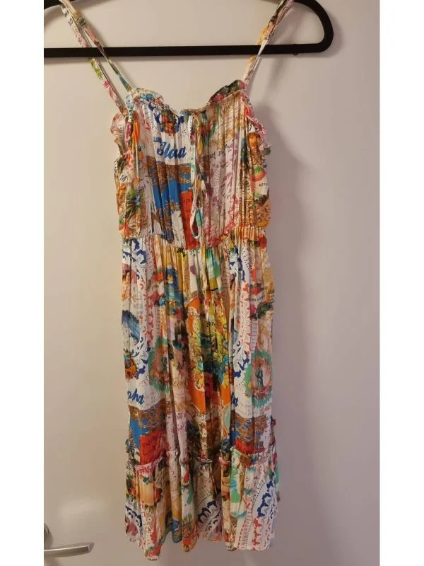 Rochie casual Desigual M | Multicolor, Mini, Mătase - Image 5