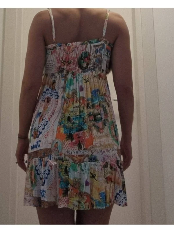 Rochie casual Desigual M | Multicolor, Mini, Mătase - Image 9
