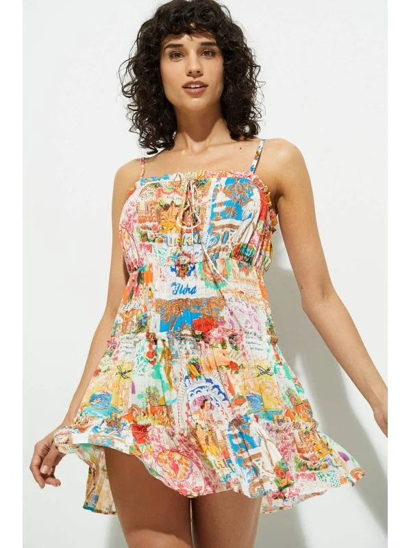 Rochie casual Desigual M | Multicolor, Mini, Mătase - Image 2