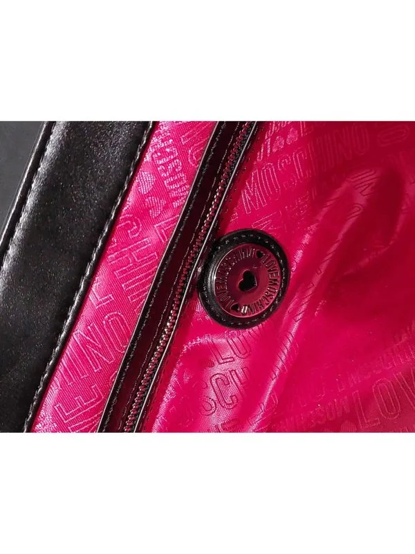 Geantă de mână Love Moschino | Negru, Piele ecologică - Image 7