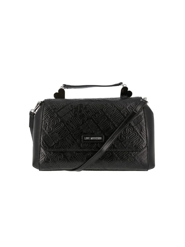 Geantă de mână Love Moschino | Negru, Piele ecologică