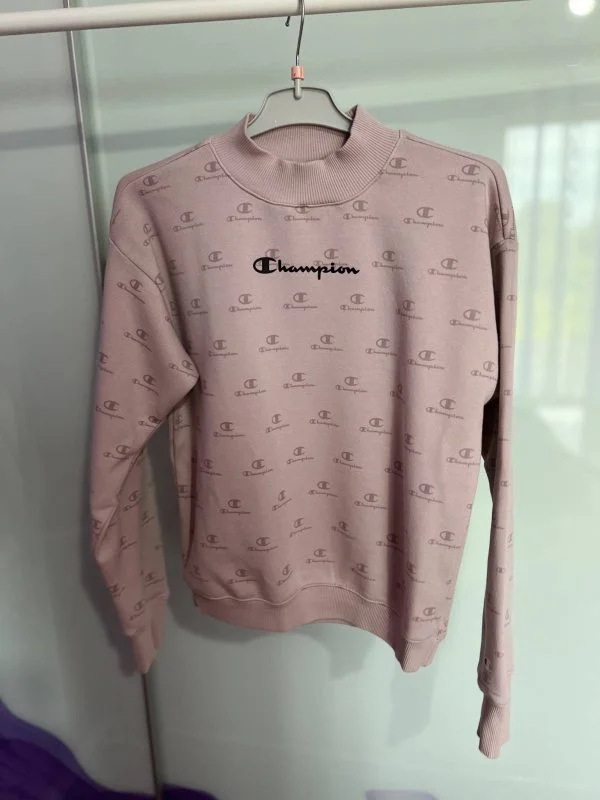 Bluză sport Champion XS | Roz, Bumbac - Image 2