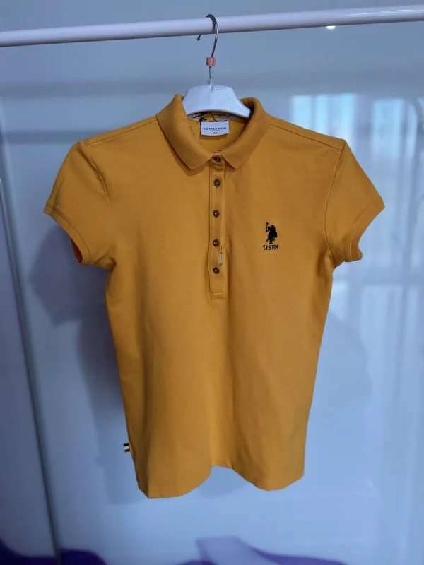 Top U.S. Polo Assn. XS | Galben, Normal, Bumbac - Image 2