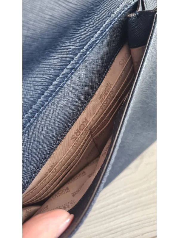 Geantă de mână Michael Kors | Albastru, Piele ecologică - Image 5
