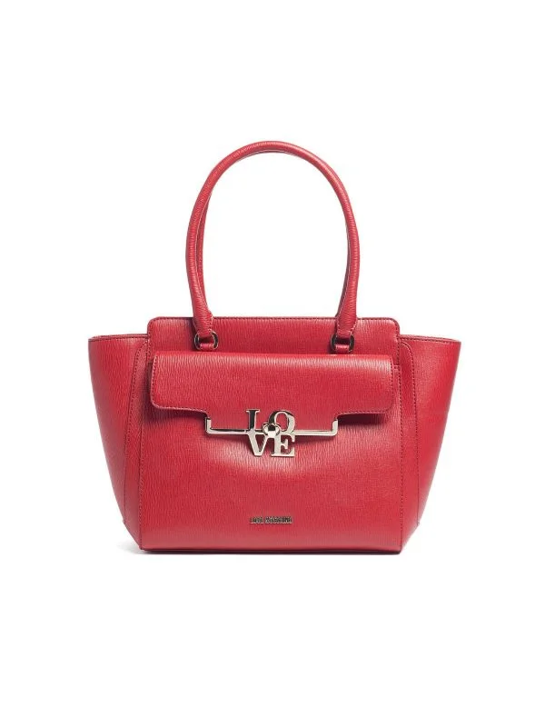 Geantă de umăr Love Moschino | Roșu, Piele ecologică