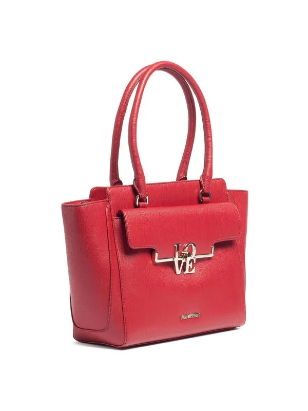 Geantă de umăr Love Moschino | Roșu, Piele ecologică - Image 2