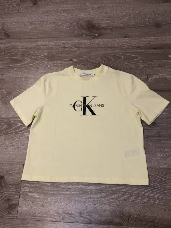 Top Calvin Klein S | Galben, Normal, Bumbac - Image 2