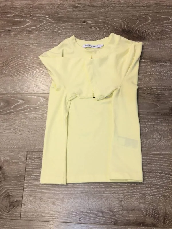 Top Calvin Klein S | Galben, Normal, Bumbac - Image 4