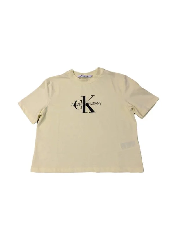Top Calvin Klein S | Galben, Normal, Bumbac