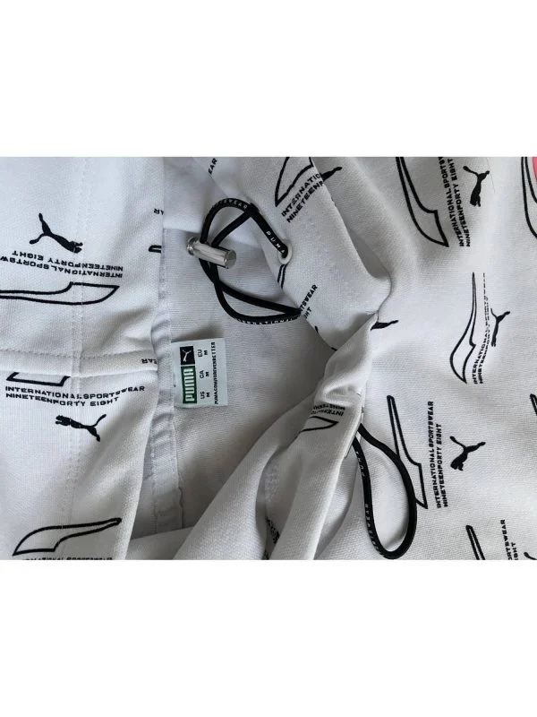 Hanorac sport Puma M | Alb, Bumbac - Image 4