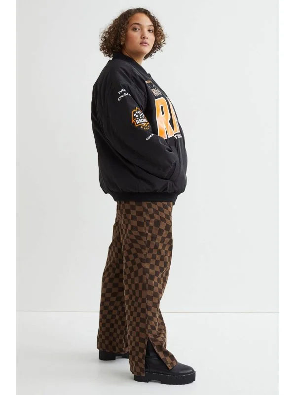 Geacă bomber H&M XS | Negru, Fără glugă, Poliester - Image 5