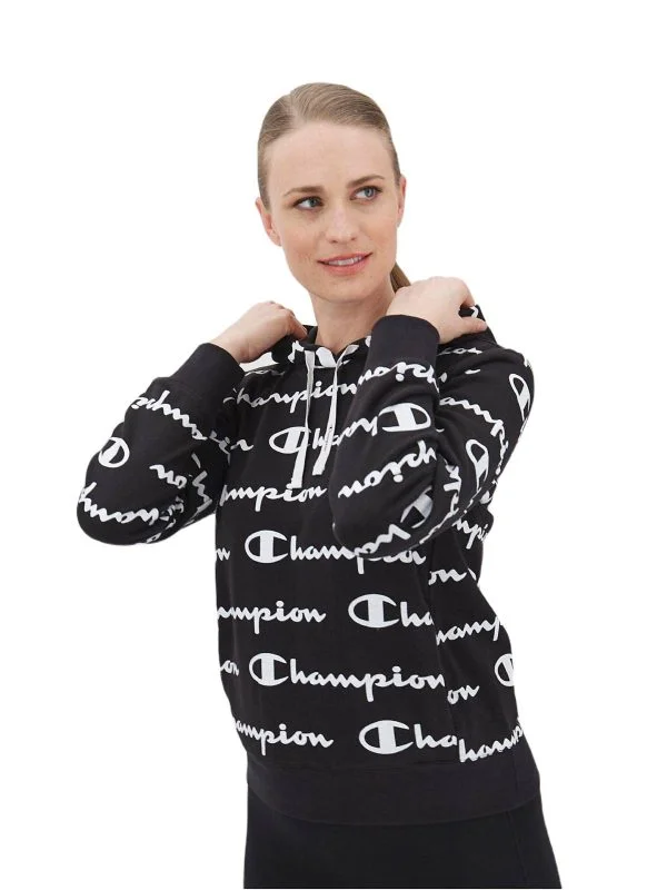 Hanorac sport Champion M | Negru, Bumbac