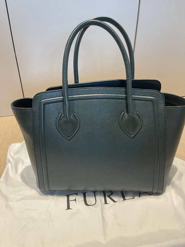 Geantă de mână Furla | Verde, Piele naturală - Image 8