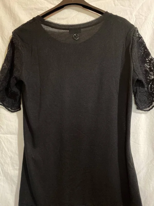 Top Armani Jeans EU 38 | Negru, Normal, Vâscoză - Image 3
