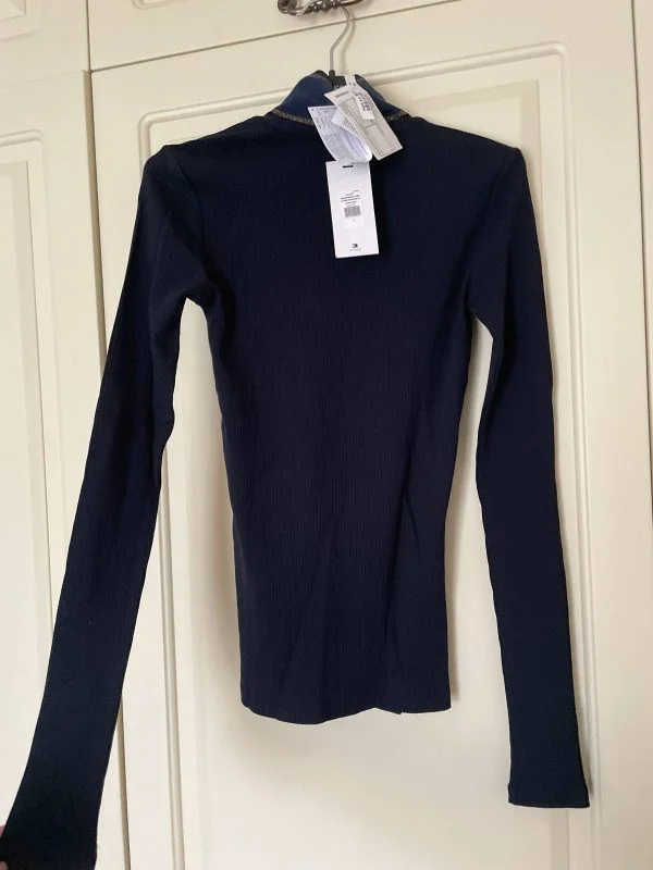 Bluză Tommy Hilfiger XS | Albastru, Normal, Bumbac - Image 7