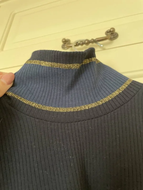 Bluză Tommy Hilfiger XS | Albastru, Normal, Bumbac - Image 8