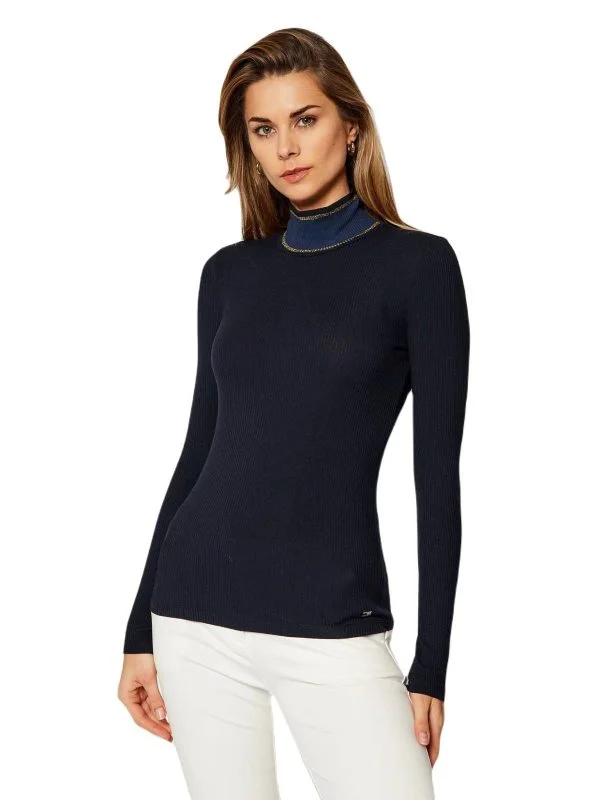 Bluză Tommy Hilfiger XS | Albastru, Normal, Bumbac