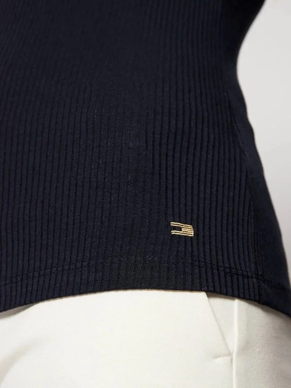 Bluză Tommy Hilfiger XS | Albastru, Normal, Bumbac - Image 4