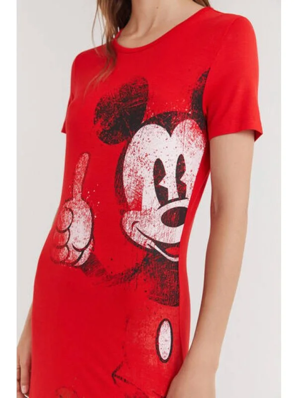 Top Desigual XS | Roșu, Normal, Bumbac - Image 5