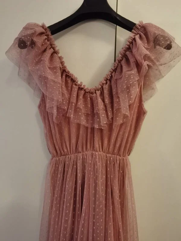 Rochie de seară STARSHINERS M | Roz, Midi - Image 5