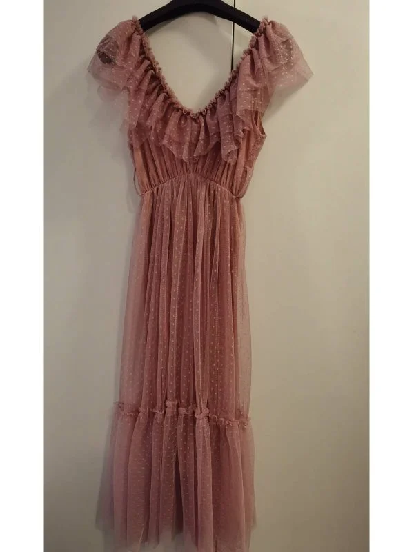 Rochie de seară STARSHINERS M | Roz, Midi - Image 6
