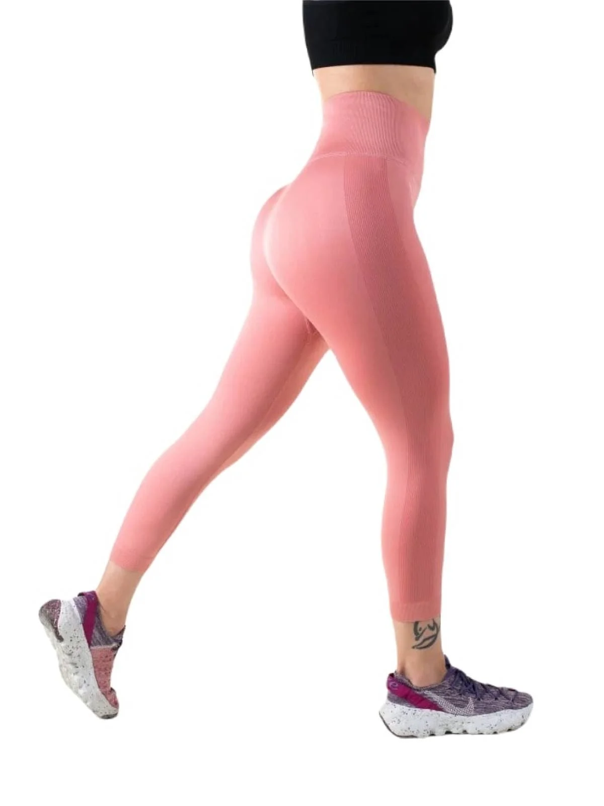 Colanți sport LEGGANCE M | Roz, Poliamidă
